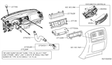 Diagram for 2014 Nissan Pathfinder Blower Control Switches - 27511-3KA0A