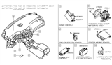 Diagram for 2018 Nissan Pathfinder Body Control Module - 28532-9PC0A