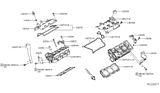 Diagram for Nissan Valve Cover Gasket - 13270-9PM0B