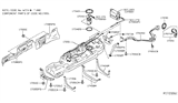 Diagram for 2014 Nissan Pathfinder Fuel Filler Hose - 17221-3JA1A