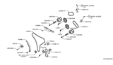 Diagram for Nissan Timing Chain Guide - 13085-6KA0A