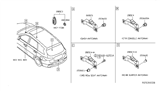 Diagram for 2014 Nissan Pathfinder Car Key - 285E3-9PB3A