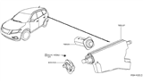 Diagram for 2015 Nissan Pathfinder Door Lock Actuator - 78850-1LA0A