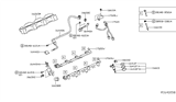 Diagram for Nissan Murano Fuel Rail - 17521-JA10E