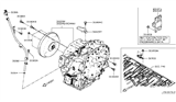 Diagram for Nissan Quest Transmission Assembly - 31020-1XE2C