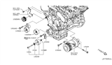 Diagram for Nissan Timing Belt Tensioner - 11955-JA10D