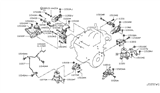 Diagram for 2014 Nissan Pathfinder Motor And Transmission Mount - 11231-3KA0A