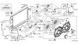 Diagram for Nissan NV Radiator fan - 21486-JK60A