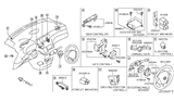 Diagram for Nissan Quest Steering Angle Sensor - 47945-1HA0A