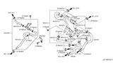 Diagram for Nissan 370Z Fuel Line Clamps - 16439-17B0A