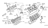 Diagram for Nissan Murano Cylinder Head - 11090-4GA0A