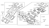 Diagram for 2012 Nissan Maxima Blend Door Actuator - 27731-EG000