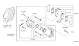 Diagram for 2001 Nissan Maxima Brake Backing Plate - 41161-2Y000