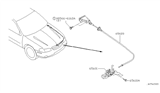 Diagram for 2001 Nissan Maxima Hood Cable - 65621-2Y900