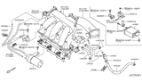 Diagram for Nissan Pathfinder EGR Valve - 14955-8J100