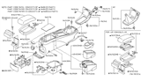 Diagram for Nissan Maxima Cup Holder - 68430-5Y803