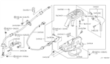 Diagram for 2001 Nissan Maxima Shift Cable - 34935-2Y000