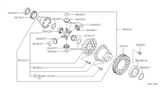 Diagram for 2012 Nissan Altima Pinion Washer - 38426-81X00