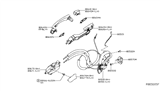 Diagram for 2020 Nissan Maxima Door Latch Cable - 80515-4RA0A