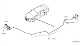 Diagram for 2019 Nissan Maxima Hood Cable - 65621-4RA0A
