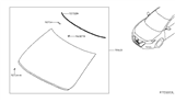 Diagram for Nissan Maxima Windshield - 72700-4RA0A