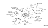 Diagram for 2021 Nissan Maxima Seat Cushion - 87361-4RB0A