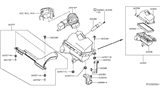 Diagram for Nissan Maxima Air Intake Coupling - 16554-4RA0A