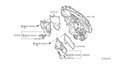 Diagram for 2014 Nissan Maxima Timing Cover - 13040-9N02A
