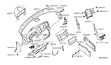 Diagram for 2011 Nissan Maxima Instrument Cluster - 68270-9N00A