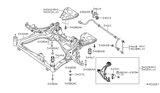 Diagram for 2020 Nissan Altima Sway Bar Link - 54668-3JA0C