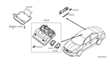 Diagram for 2010 Nissan Maxima Dome Light - 26430-9N02A