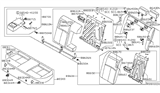 Diagram for Nissan Maxima Armrest - 88700-9DG2B