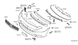 Diagram for Nissan Maxima Grille - 62070-9N00A
