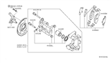 Diagram for 2012 Nissan Altima Brake Pad Set - D4060-9N00C