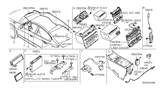 Diagram for Nissan Antenna Cable - 28243-ZY70A