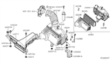 Diagram for 2014 Nissan Maxima Air Intake Coupling - 16576-9N00E