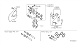 Diagram for Nissan Armada Brake Pad Set - 41060-ZC025