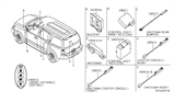 Diagram for 2014 Nissan Armada Car Key - 285E3-ZQ31A