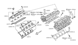 Diagram for Nissan Titan Cylinder Head - 11090-ZE00A