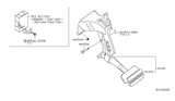 Diagram for 2014 Nissan Armada Brake Pedal - 46501-ZW00A