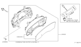 Diagram for 2004 Nissan Armada Instrument Cluster - 24810-7S004