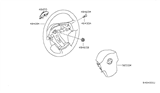 Diagram for 2013 Nissan Armada Steering Wheel - 48430-ZV51A