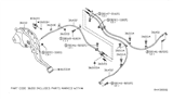 Diagram for 2014 Nissan Titan Parking Brake Cable - 36402-7S000