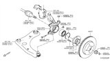 Diagram for 2015 Nissan Versa Steering Knuckle - 40014-1HK0A