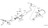Diagram for Nissan Versa Note Exhaust Pipe - 20300-9KZ0J