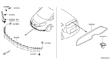 Diagram for Nissan Spoiler - 96015-3VY0A