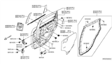 Diagram for Nissan Versa Note Door Moldings - 82821-3VA0A