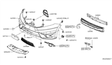 Diagram for Nissan Versa Note Grille - 62254-9MB0H