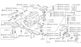 Diagram for 1987 Nissan Van Engine Mount Bracket - 11252-17C01