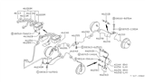Diagram for Nissan Van Hydraulic Hose - 46210-11C00